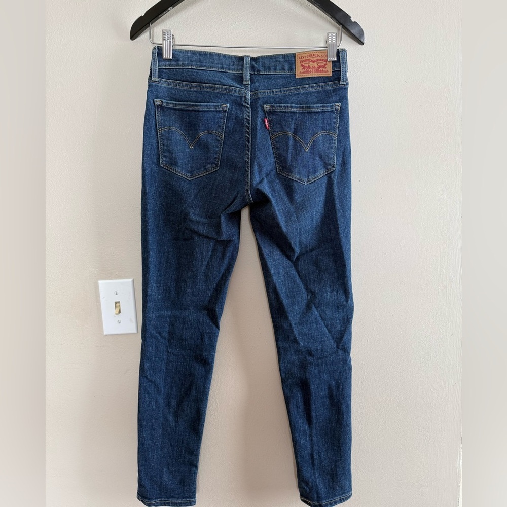 Levi’s 711 skinny women’s jeans dark wash - Picture 8 of 9